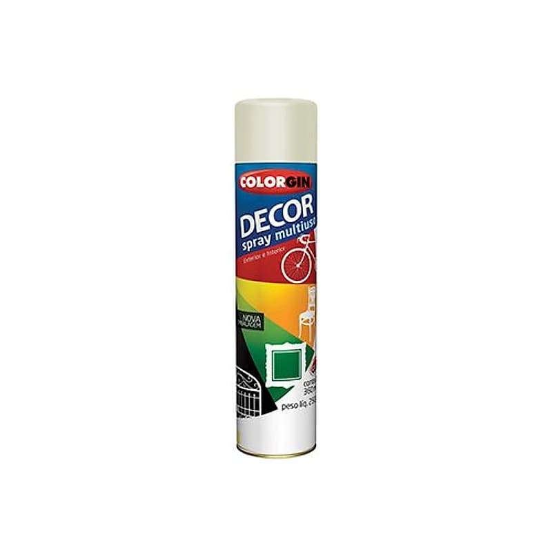 Tinta Spray Decor Cinza 360ml Colorgin — Campinas