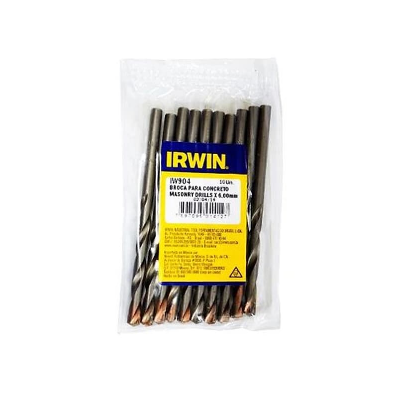 Broca Vídea 6,0mm (5/64") Irwin — Campinas