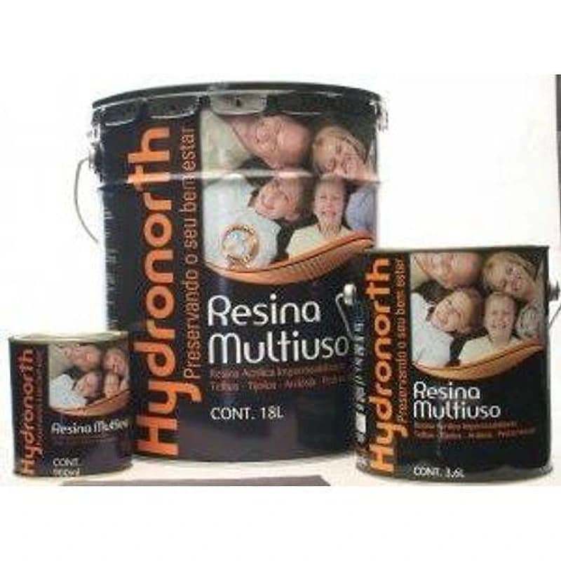 Resina Base Água Brilhante Cerâmica Ônix 1/4 (900ml) Hydronorth — Campinas