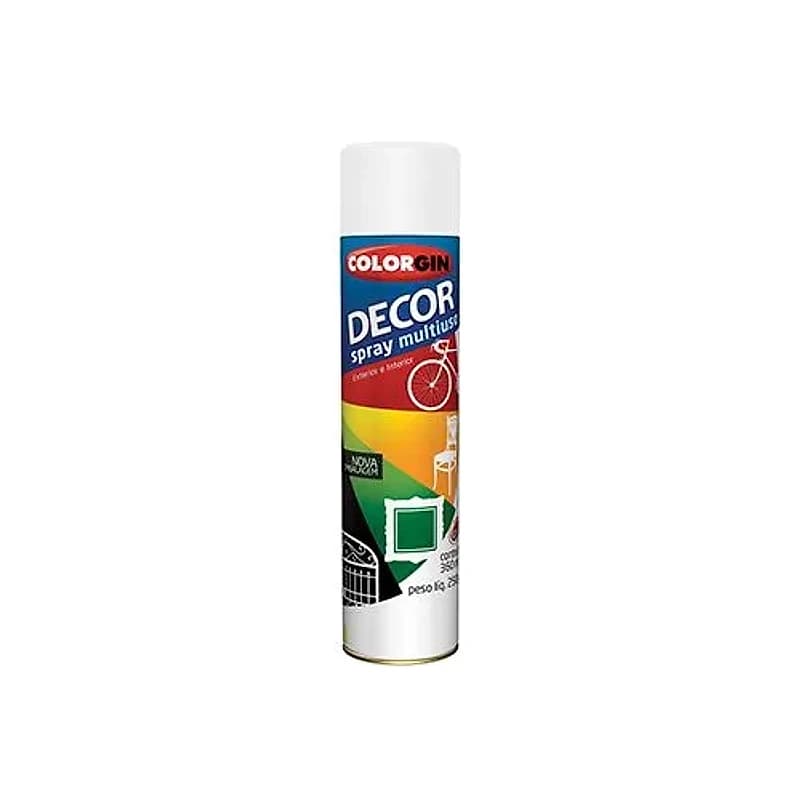 Tinta Spray Decor Branco Fosco 360ml Colorgin — Campinas