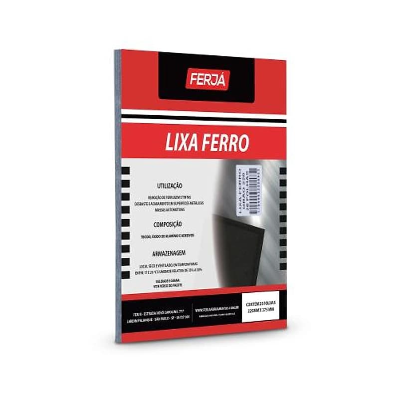 Lixa para Ferro Grão 220 Ferja K-240 FL0LN0831 — Campinas