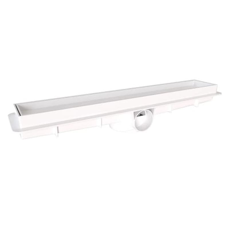Ralo Linear Smart em ABS Branco 5x70cm Estrela — Campinas