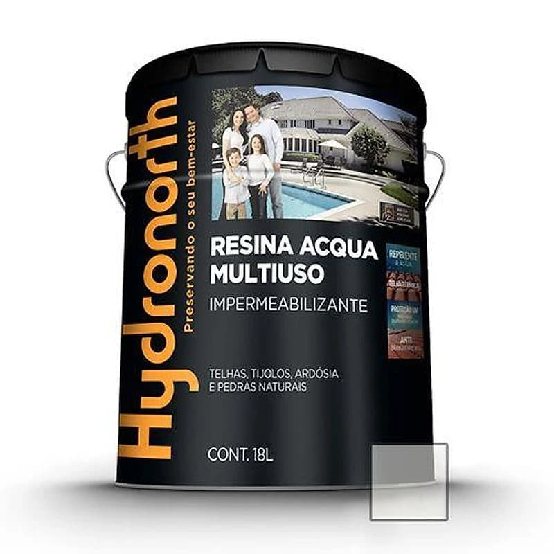 Resina Base Água Brilhante Incolor 18L Hydronorth — Campinas