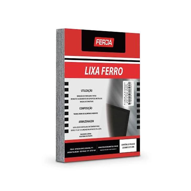 Lixa para Ferro Grão 36 Ferja K-240 FL0LN0822 — Campinas