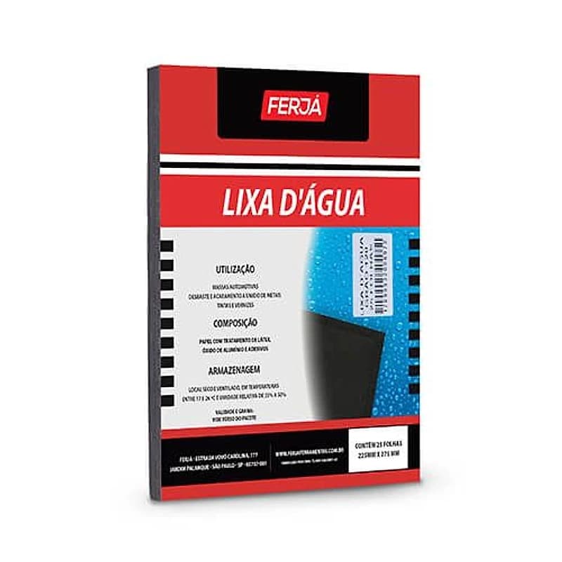 Lixa D'Água Grão 120 Ferja L-422 FL0LN0838 — Campinas