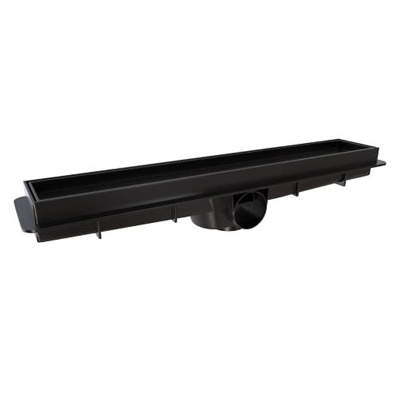 Ralo Linear Smart em ABS Preto 5x70cm Estrela — Campinas