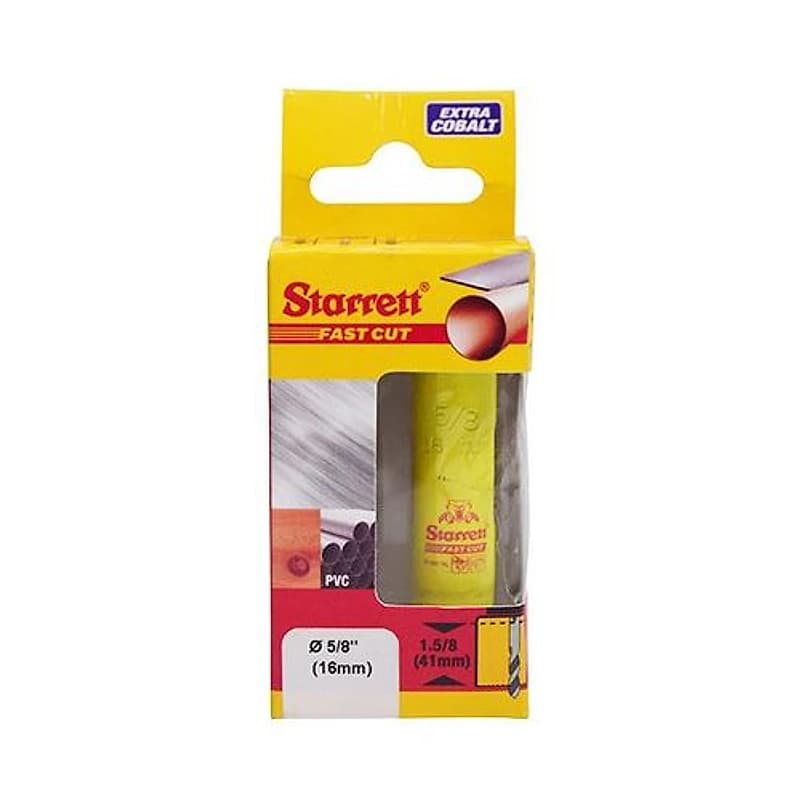 Serra Copo Bimetal Fast Cut 16mm (5/8") Starrett FCH0058-G — Campinas