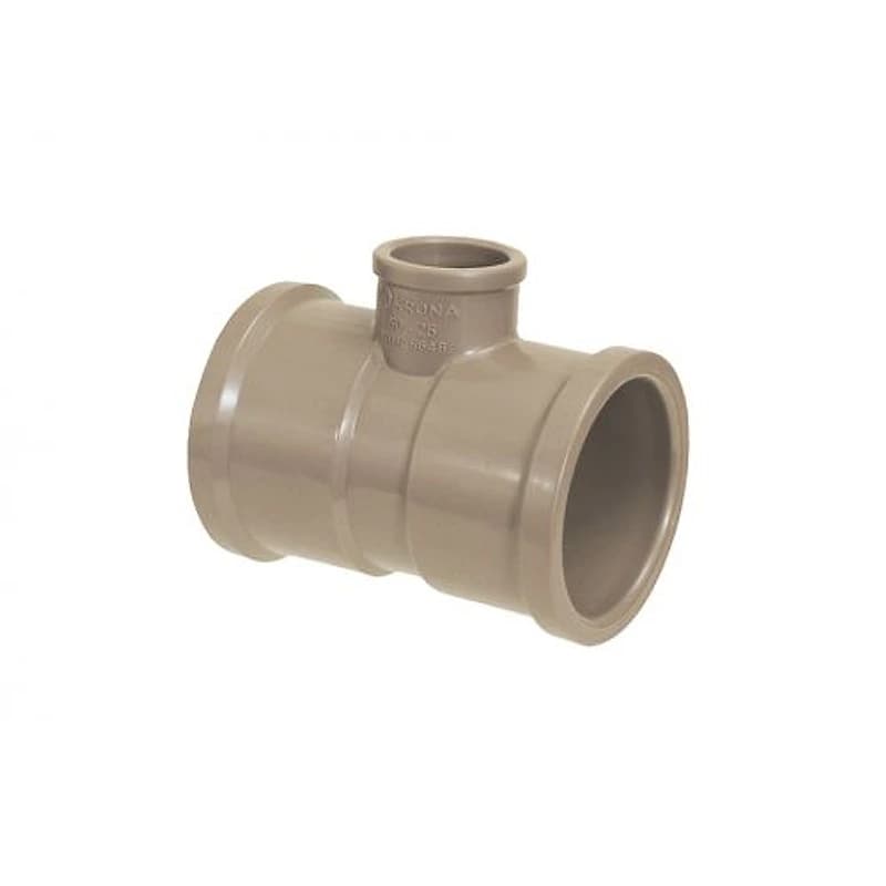 Tê de PVC Soldável com Redução 60mm x 25mm (2" x 3/4") Krona — Campinas