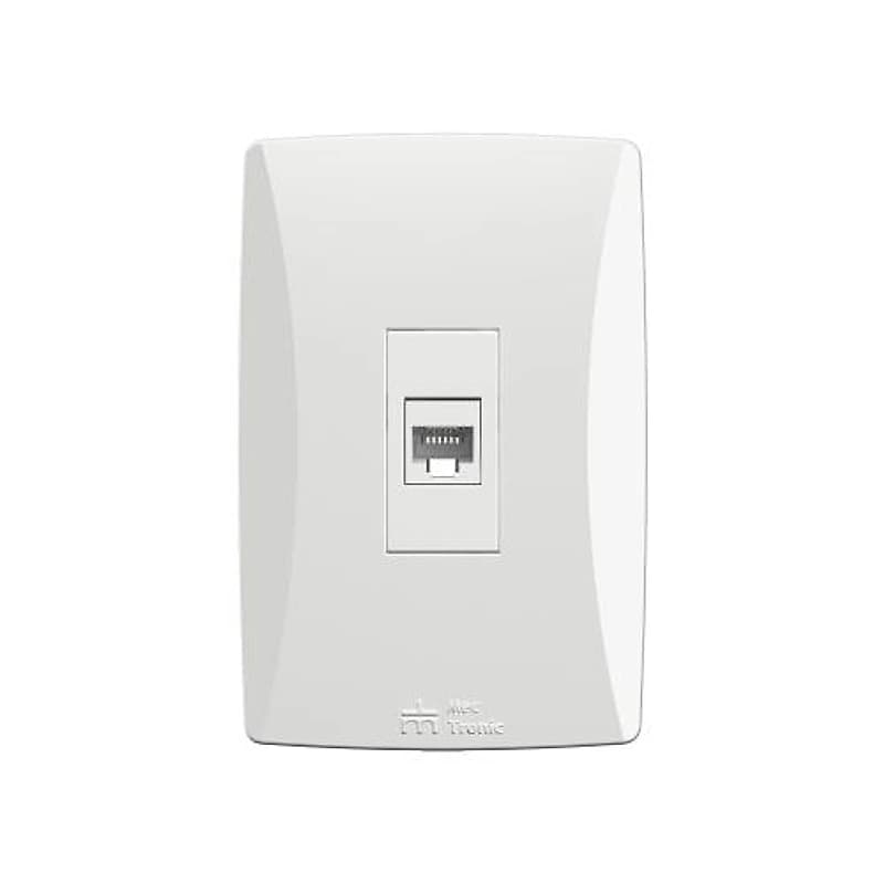 Conjunto 4x2 Branco com Tomada RJ45 Cat5e Petra Mec — Campinas