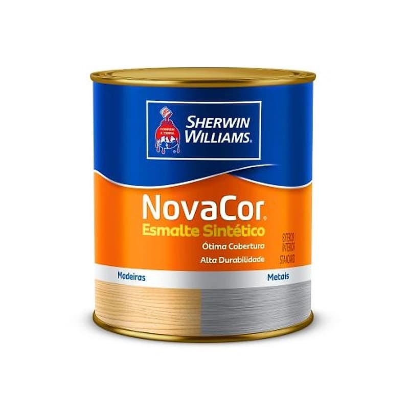 Tinta Esmalte Sintético Fosco 1/4 Preto 900ml Novacor — Campinas