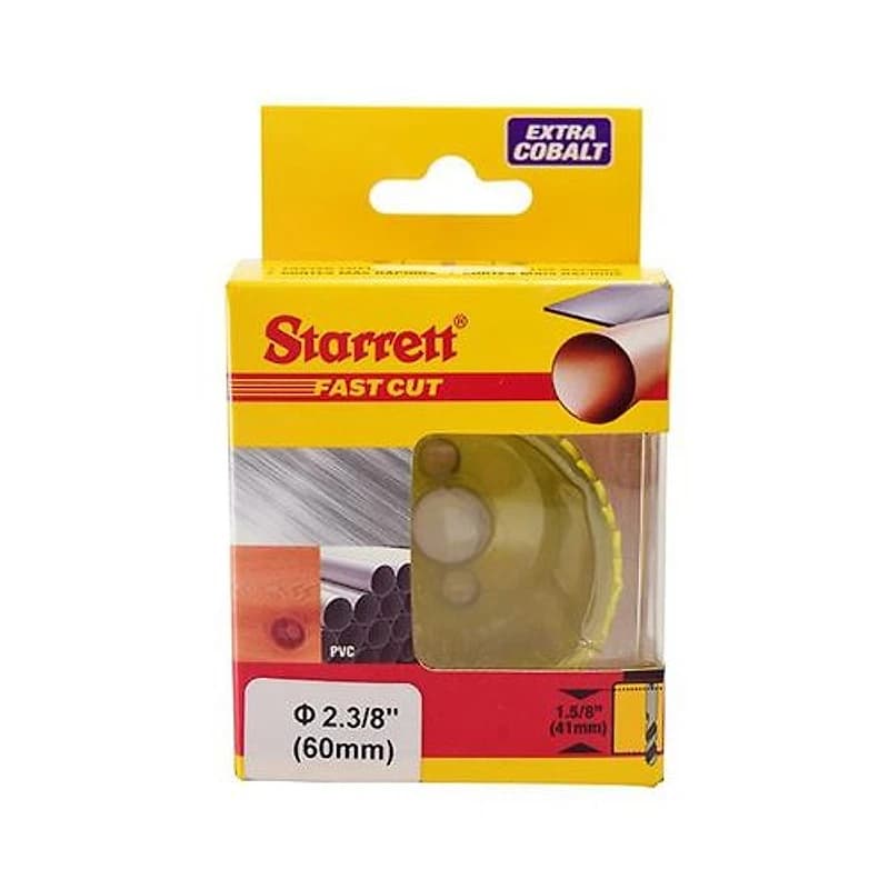 Serra Copo Bimetal Fast Cut 60mm (2.3/8") Starrett FCH0238-G — Campinas