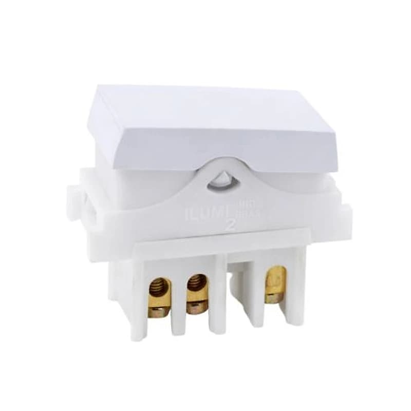 Módulo Interruptor Simples Branco Ilumi I9 9522 — Campinas