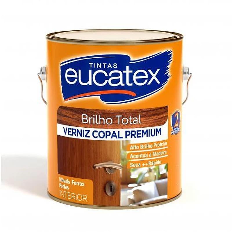 Verniz Copal Transparente Galão 3,6L Eucatex — Campinas