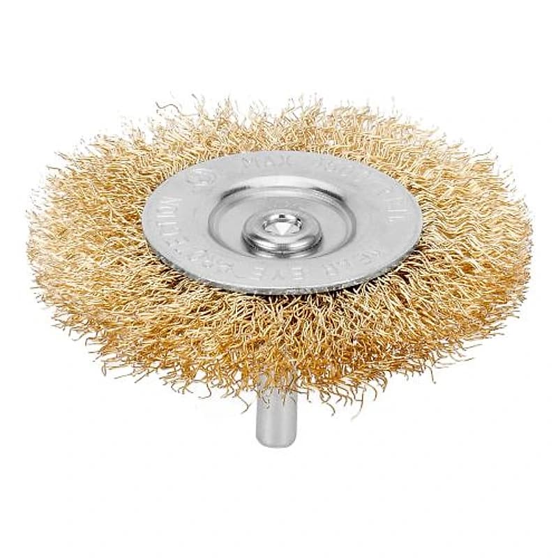Escova de Aço Latonado Circular com Haste 125mm MTX — Campinas