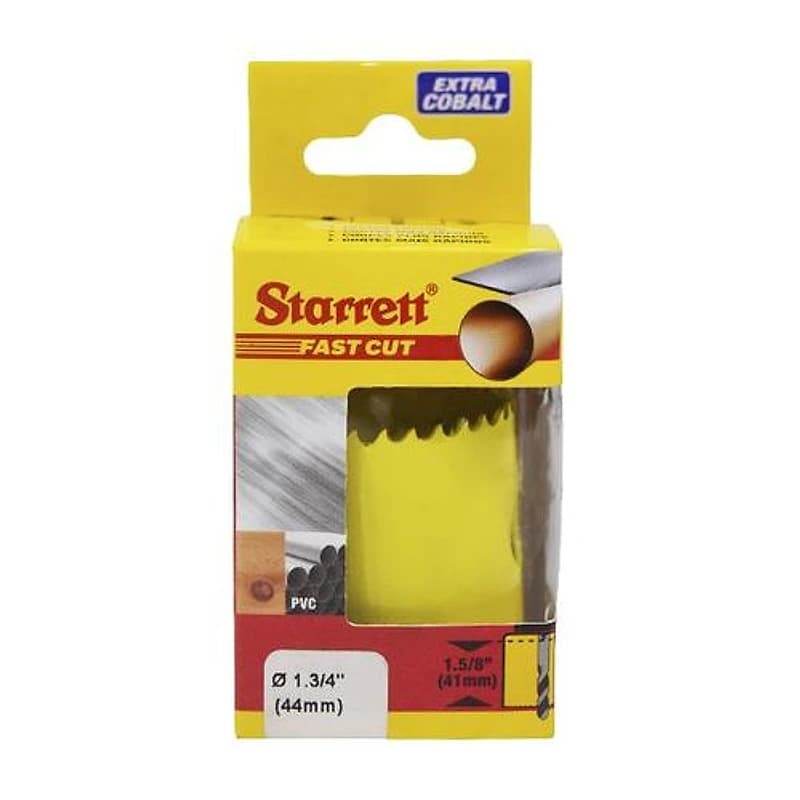 Serra Copo Bimetal Fast Cut 44mm (1.3/4") Starrett FCH0134-G — Campinas