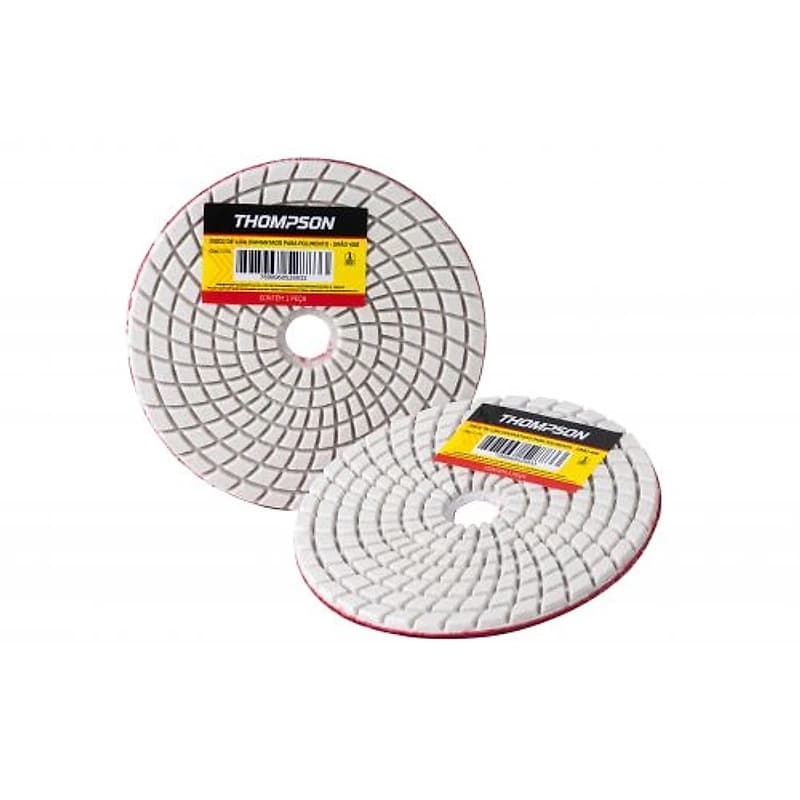 Disco Lixa Diamantado com Velcro 4" (100mm) Grão 400 1789 Thompson — Campinas