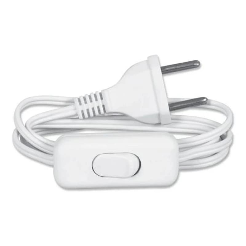 Interruptor com Cordão Tipo Abajur Branco 1,20m Interneed — Campinas