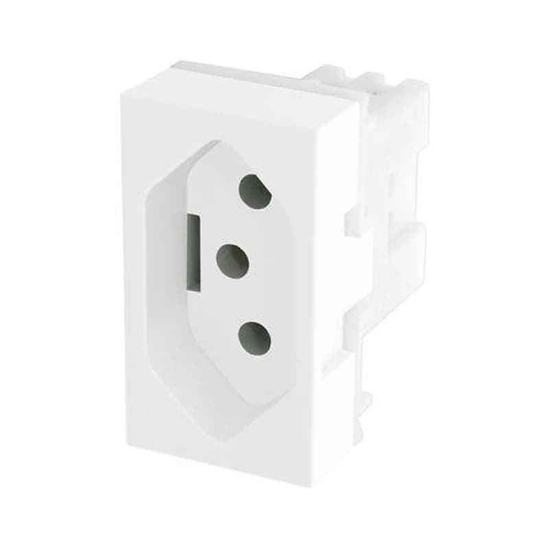 Módulo Tomada 2P+T 20A 250V Branco Série Evidence Fame — Campinas