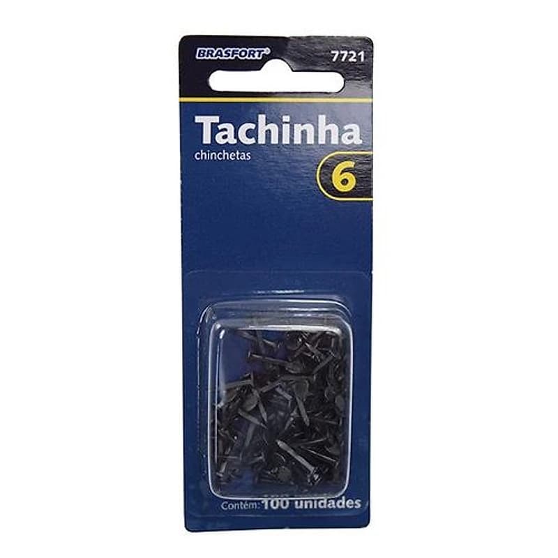 Tachinha Tamanho 06 Cartela com 100 Peças Brasfort — Campinas