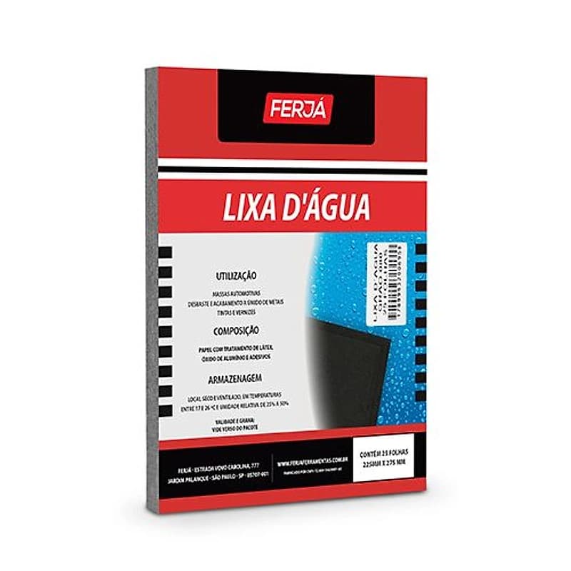 Lixa D'Água Grão 80 Ferja L-422 FL0LN0836 — Campinas