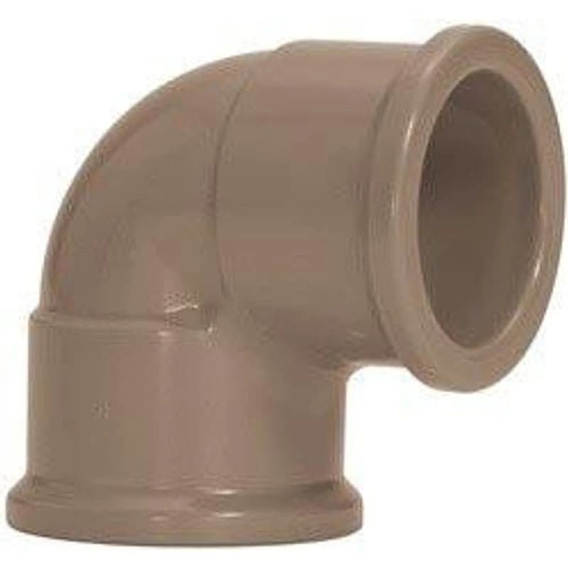 Joelho Soldável 90° 1" (32mm) em PVC Marrom Krona — Campinas