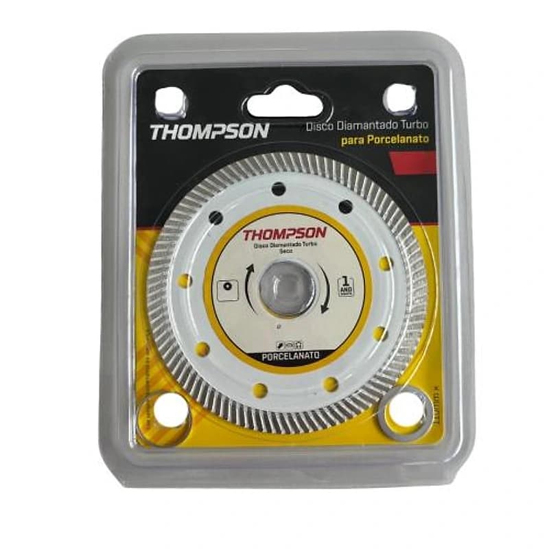 Disco Diamantado para Porcelanato Hobby 4.1/4" 110mm Thompson — Campinas