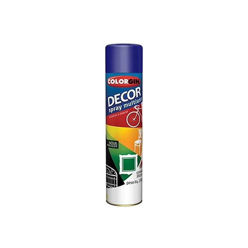 Tinta Spray Decor Azul Colonial 360ml Colorgin — Campinas