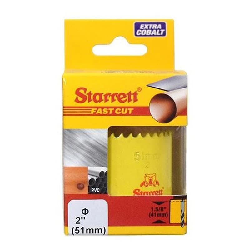 Serra Copo Bimetal Fast Cut 51mm (2") Starrett FCH0200-G — Campinas