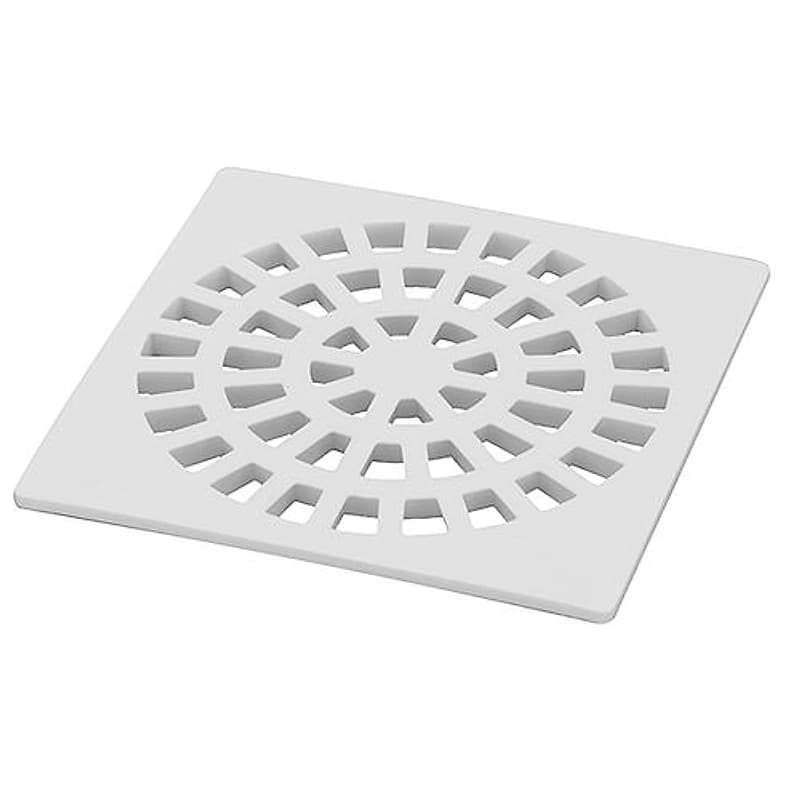 Grelha PVC Quadrada 15cm Branca N52 Krona — Campinas