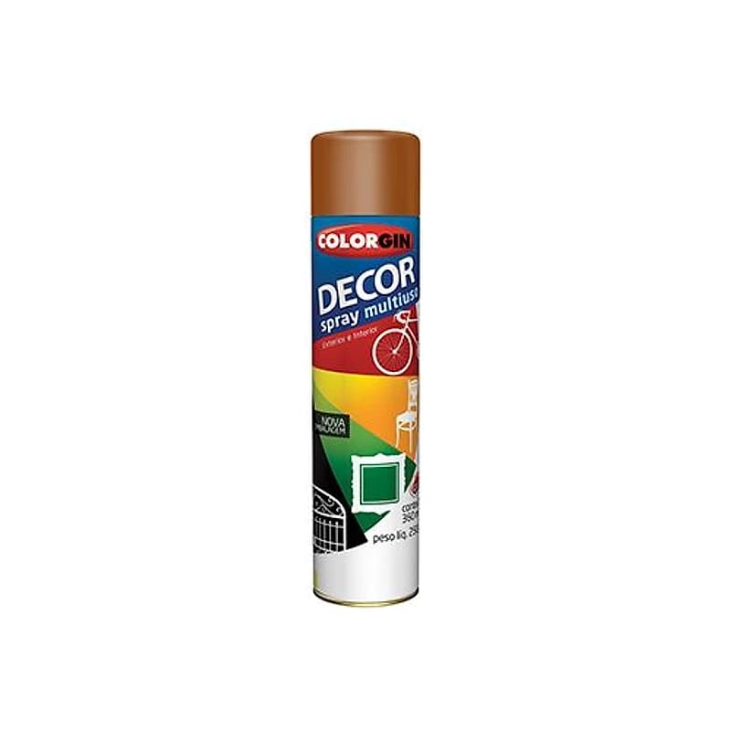 Tinta Spray Decor Marrom Café 360ml Colorgin — Campinas