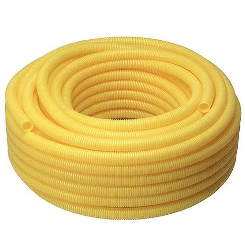 Eletroduto Corrugado PVC 25mm Amarelo Metragem 25m Krona — Campinas