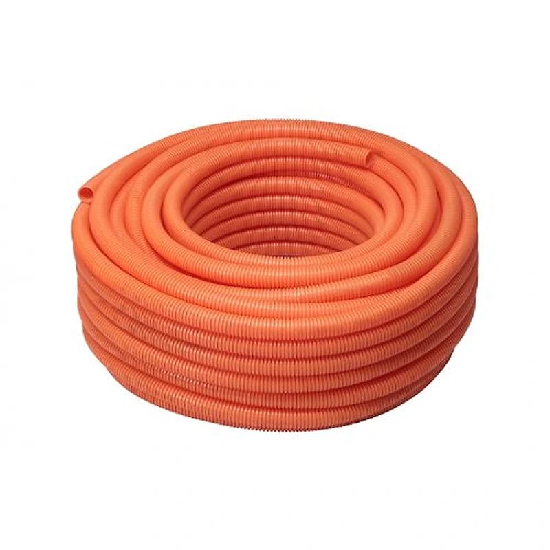 Eletroduto Corrugado PVC 25mm Laranja Rolo Metragem 50m Krona — Campinas