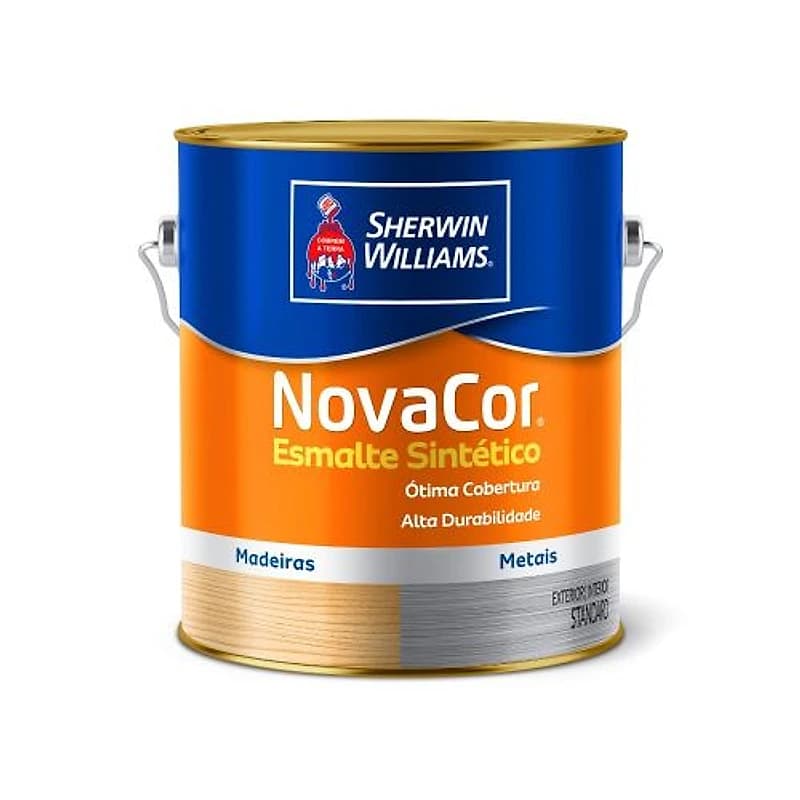 Tinta Esmalte Sintético Fosco Galão Preto 3,6L Novacor — Campinas