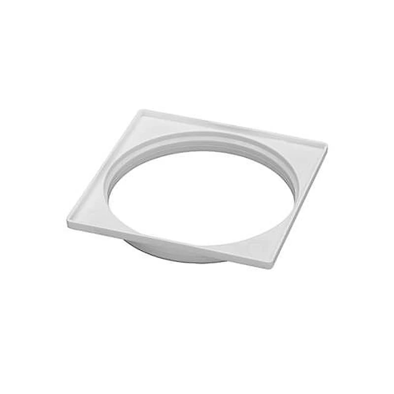 Porta-Grelha PVC Quadrado 15cm Branco N61 Krona — Campinas