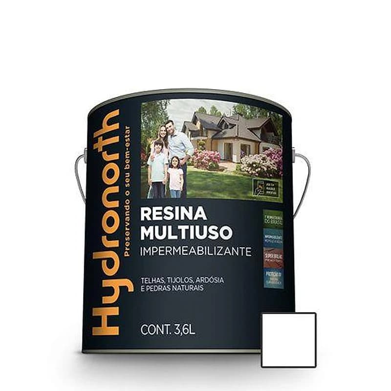 Resina Base Solvente Brilhante Branco Demarcação 3,6L Hydronorth — Campinas