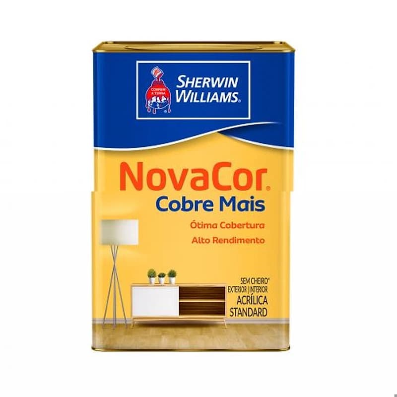 Tinta Acrílica Standard Novacor Cobre+ Amarelo Sol Lata 18L — Campinas