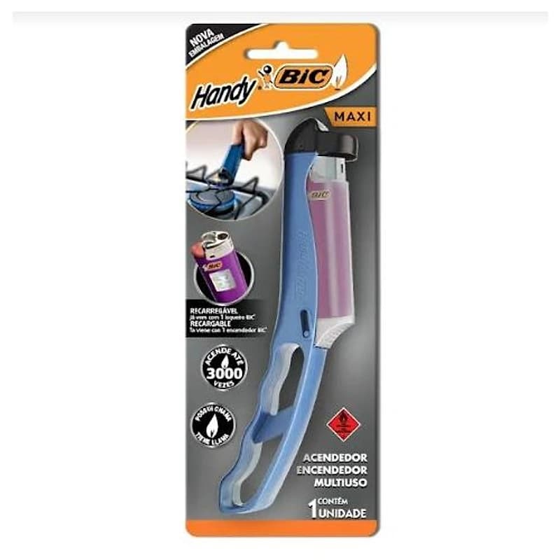 Acendedor Multiuso Recarregável Handy Bic — Campinas