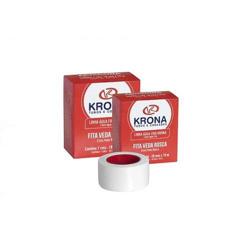 Fita Veda Rosca 18mm x 25m Krona — Campinas
