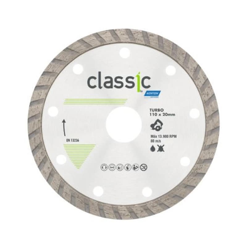 Disco Diamantado Turbo Classic 4.3/8" 110mm Norton — Campinas